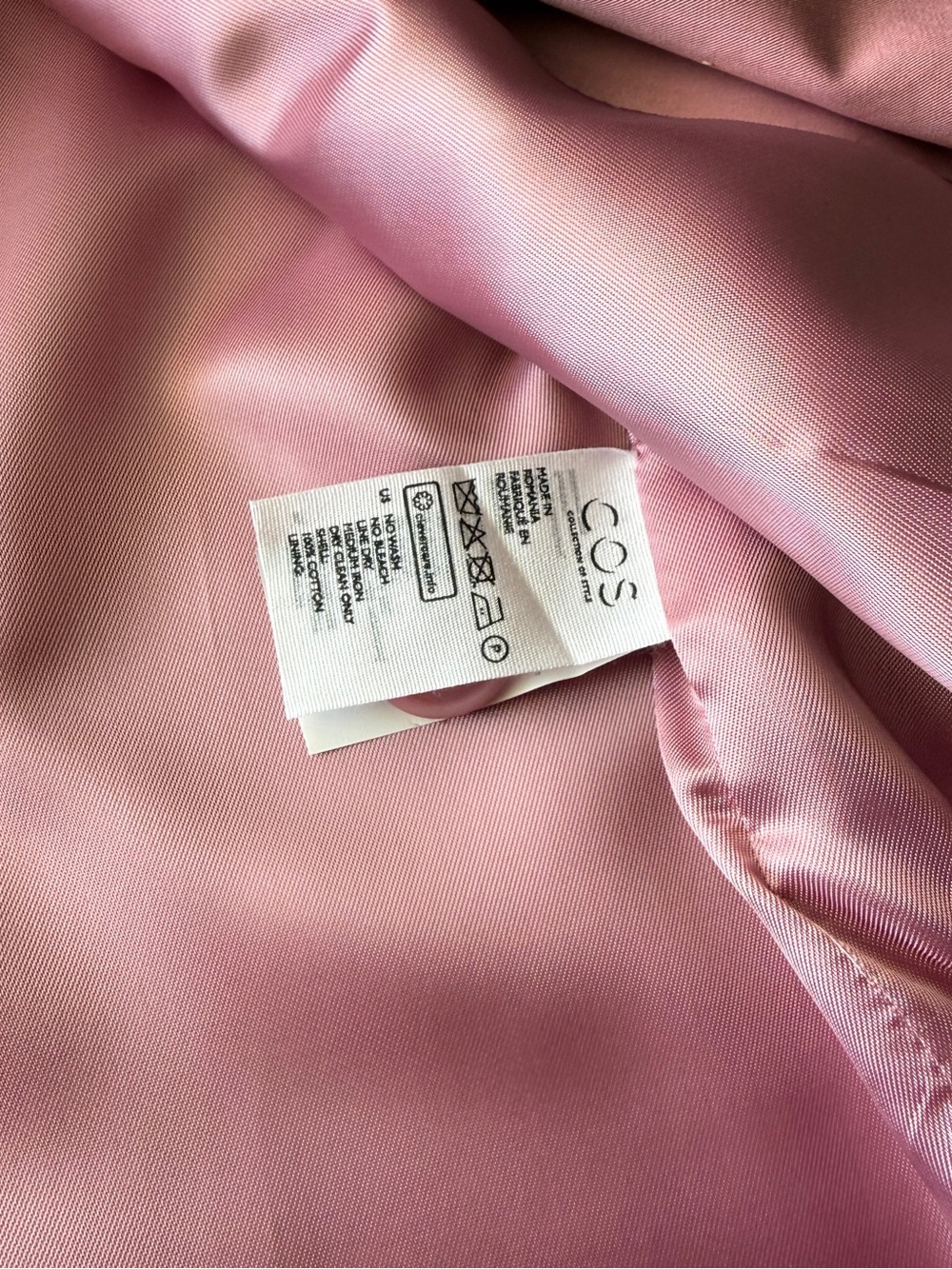 COS Oversized Blazer Style Lapel Trench Coat - Picture 5 of 6